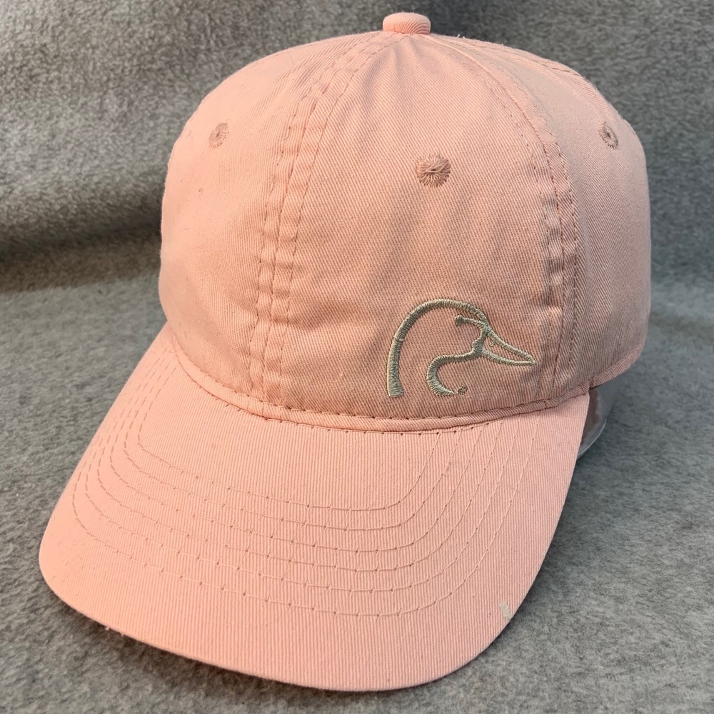 Embroidered Duck Logo Ladies Pink Ducks Unlimited Hat Baseball Cap OSFM